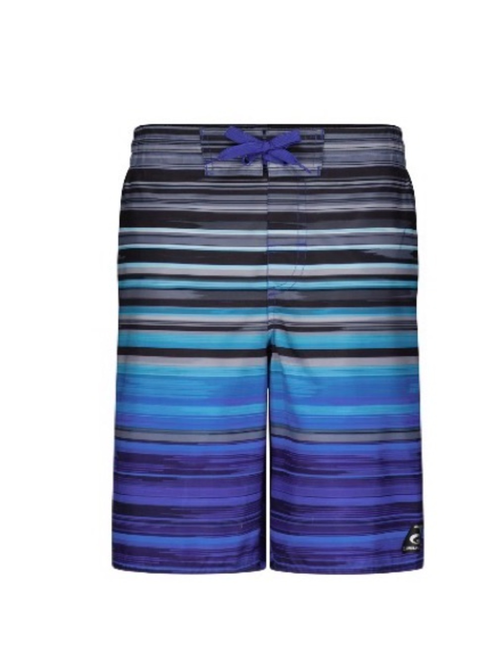 New Laguna Big Boys Drawstring Water Rays Swim Trunks Blue Small